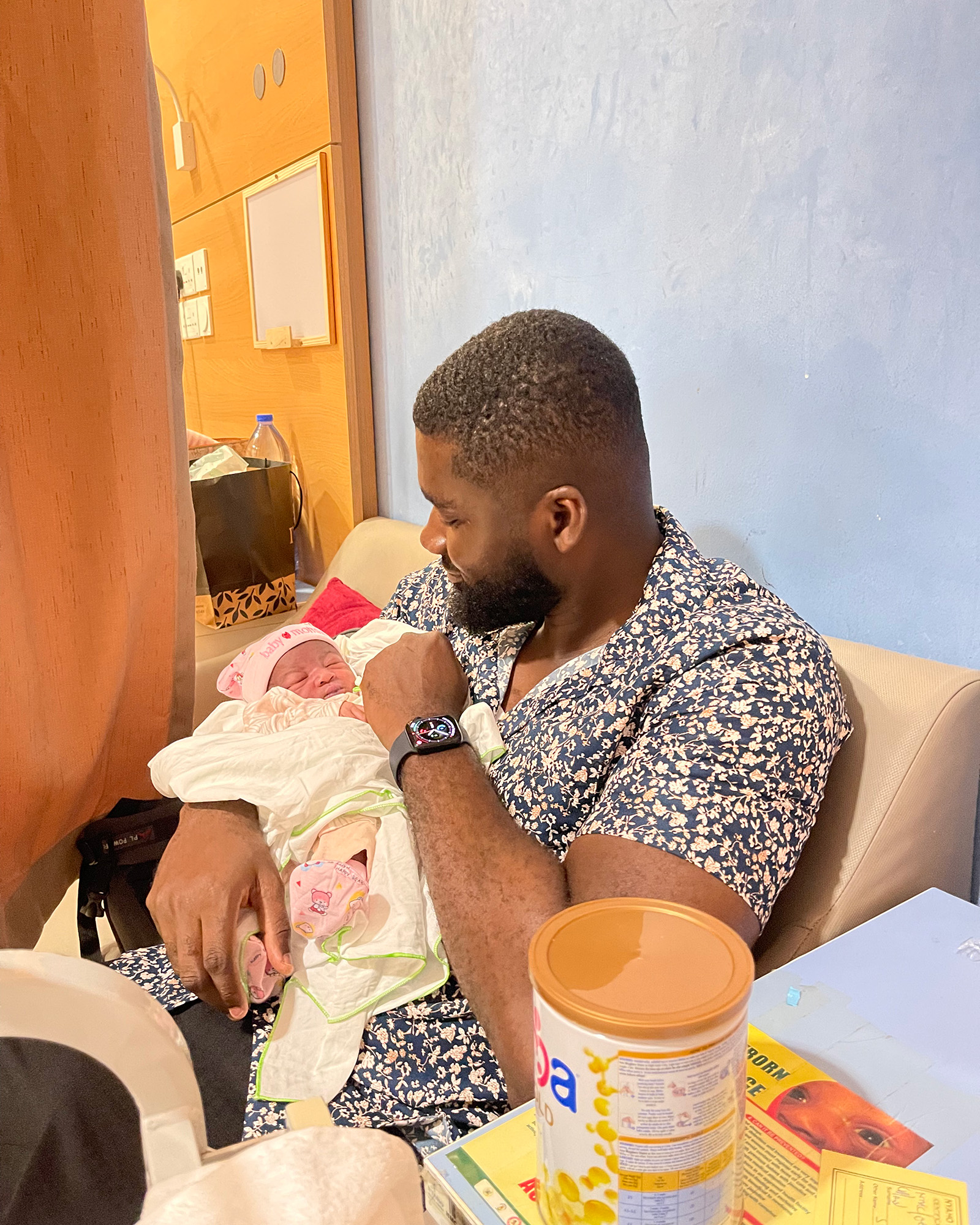 First time holding her in my arms